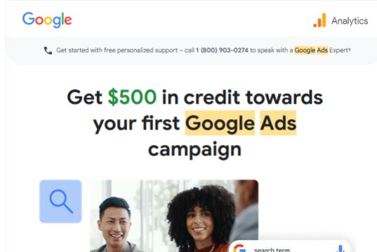 Buy 300$ Google AdWord Credits 70$ Only !!!