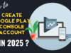 How to Create Google Play Console Account with Virtual Master Card in 2025 ? how to verify google play console account in 2025